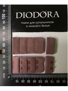 Застежка крючки-петли 285410-26AEH кофейно розовый (885)