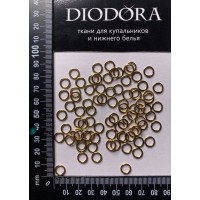 Кольцо металлическое AL006 золото (LG)