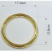 Кольцо металлическое AL014A золото (LG)