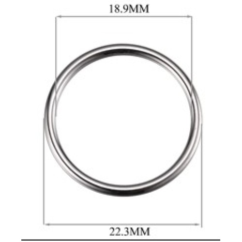 Кольцо металлическое AL019C золото (LG)
