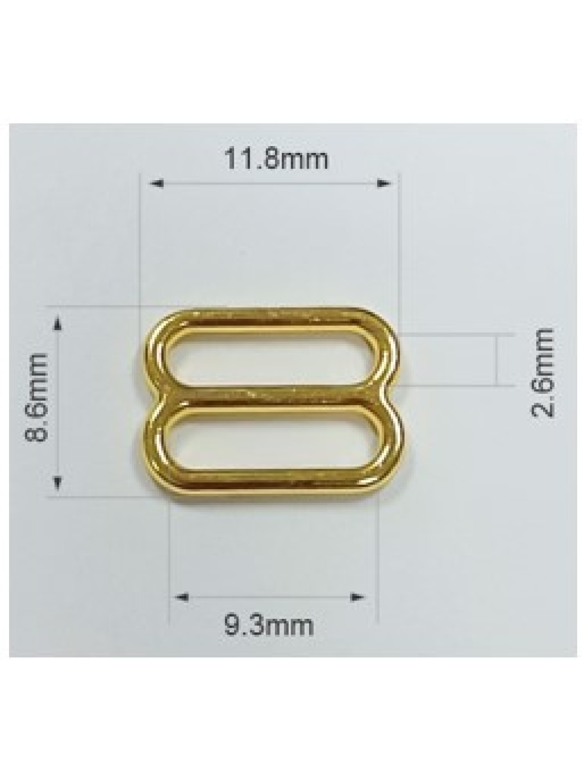 Регулятор металлический AL810 желтое золото (IG)