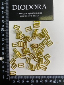 Застежка металлическая AL910 желтое золото (IG)