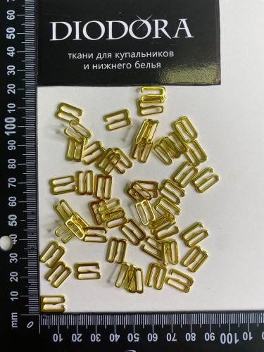 Застежка металлическая AL910 желтое золото (IG)