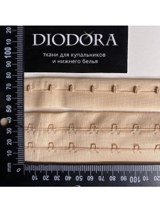 Застежка крючки-петли в рулоне 4419-2REH бежевый (126)