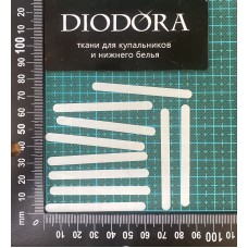 Пластина корсетная прошивная 505.060 белый (001)