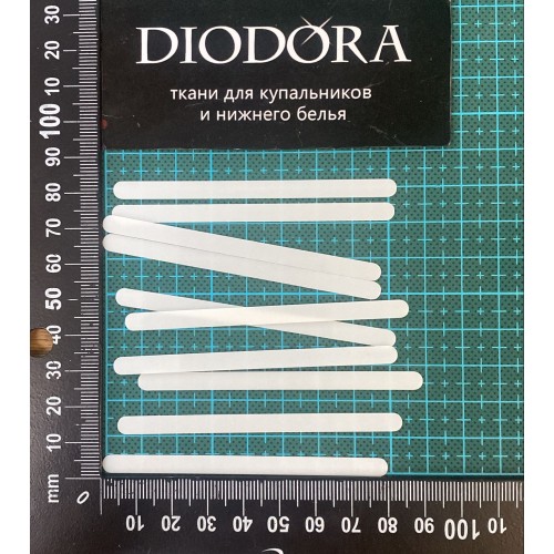 Пластина корсетная прошивная 505.080 белый (001)