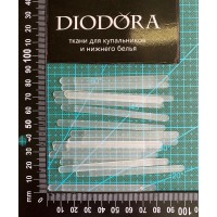 Пластина корсетная пластиковая прошивная 510.080 прозрачный Пластина корсетная пластиковая прошивная 510.080 прозрачный