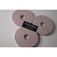 Бейка неэластичная из 374R серебристый пион (168) шир. 2,0см