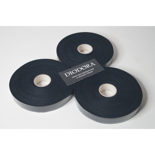 Бейка неэластичная из 374R черный (170) шир. 2,0см