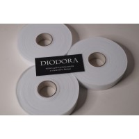 Бейка неэластичная из 387 белый (001) шир. 2,0см