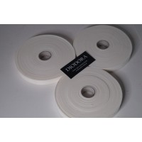 Бейка неэластичная из 387 сумрачный белый (004) шир. 2,0см