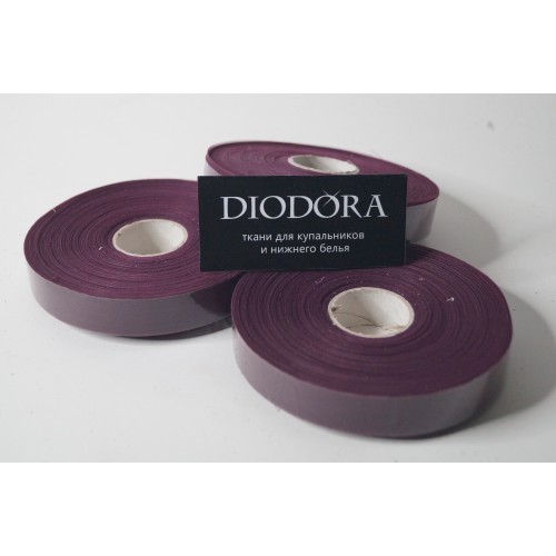 Бейка неэластичная из 387 сливовое вино (076) шир. 2,0см