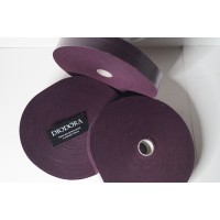 Бейка неэластичная бархотка из 6180 сливовое вино (076) шир. 4,0см