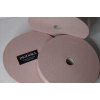 Бейка неэластичная бархотка из 6180 серебристый пион (168) шир. 4,0см