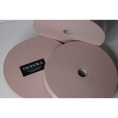 Бейка неэластичная бархотка из 6180 серебристый пион (168) шир. 4,0см