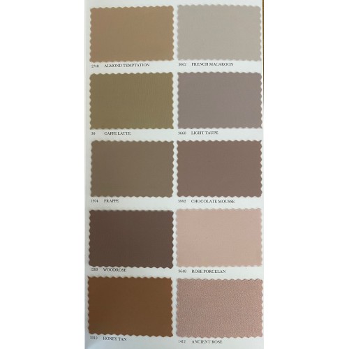 Карта цветов Lauma Fabrics