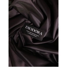 Полотно трикотажное эластичное сатинет 235 шоколадно коричневый (111)