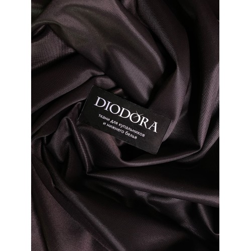 Полотно трикотажное эластичное сатинет 235 шоколадно коричневый (111)