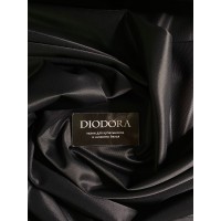 Полотно трикотажное эластичное сатинет 235PK черный (170)