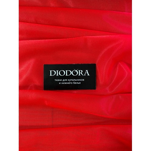 Сетка неэластичная корсетная 387 красный (100) шир. 1,4м