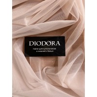 Сетка неэластичная корсетная 387 серебристый пион (168) шир. 1,4м