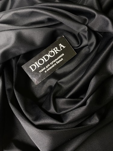 Полотно трикотажное неэластичное 401 черный (170)