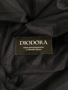 Сетка бюстовая неэластичная 480RB черный (170)
