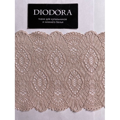 Кружево эластичное 1850T/17 серебристый пион (168)