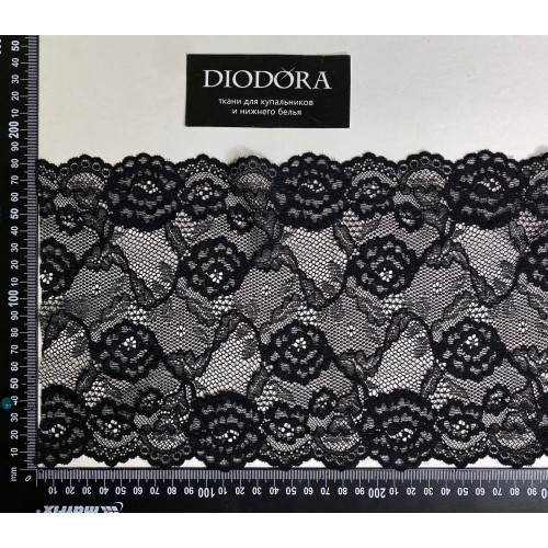 Кружево эластичное 1931MJ/18 черный (170)