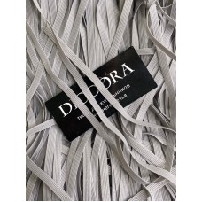 Лента отделочная эластичная K-195/6 серебристый (166)