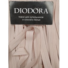 Лента отделочная эластичная K-205/15 серебристый пион (168)