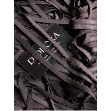 Лента отделочная эластичная 605/10 шоколадно коричневый (111)