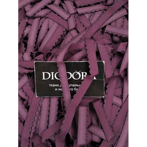 Лента отделочная эластичная 605/12 темный виноград (2605)