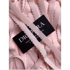 Лента отделочная эластичная 605/15 цветочно розовый (906)