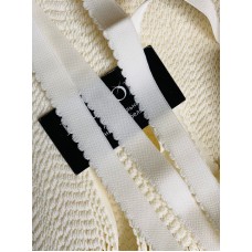 Лента отделочная эластичная 605/20 сумрачный белый (004)