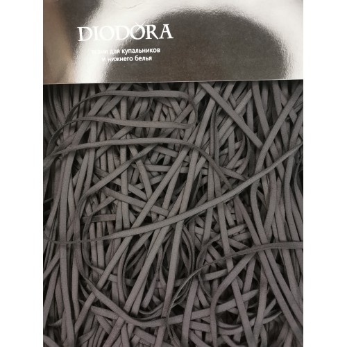 Лента бретелечная эластичная 609/5 черный (170)