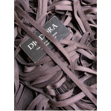 Лента бретелечная эластичная 612/10 шоколадно коричневый (111)