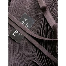 Лента бретелечная эластичная 612/15 шоколадно коричневый (111)