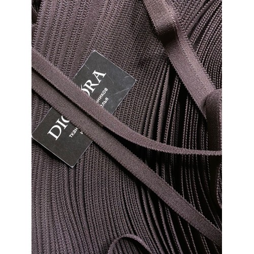 Лента бретелечная эластичная 612/15 шоколадно коричневый (111)