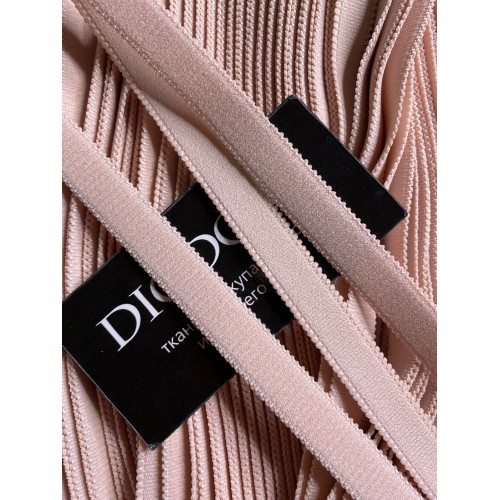 Лента бретелечная эластичная 612/15 серебристый пион (168)