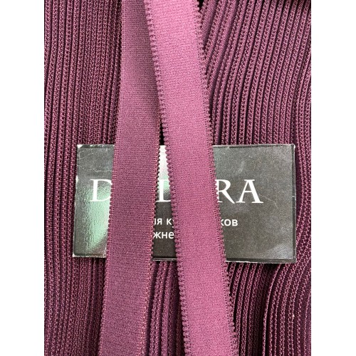 Лента бретелечная эластичная 612/20 сливовое вино (076)