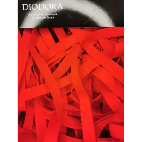 Лента бретелечная эластичная 612/20 красный (100)