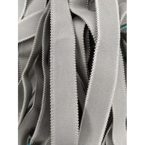 Лента бретелечная эластичная 612/20 олово (147)