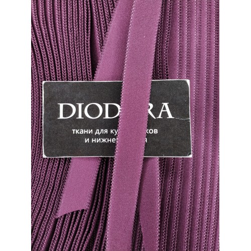 Лента бретелечная эластичная 612/20 темный виноград (2605)