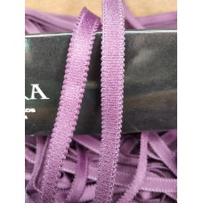 Лента бретелечная эластичная 612/10 темный виноград (2605)