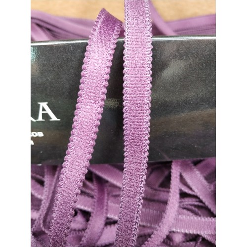 Лента бретелечная эластичная 612/10 темный виноград (2605)