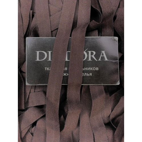 Лента отделочная эластичная 626/15 шоколадно коричневый (111)