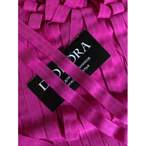 Лента отделочная эластичная 626/15 розово фиолетовый (905)