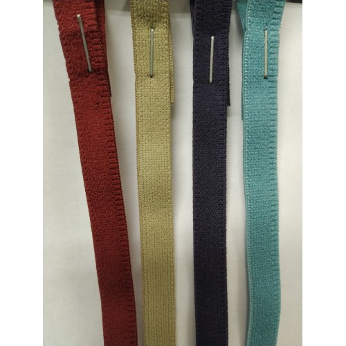 Лента отделочная эластичная 628/10 ночная тень (058)