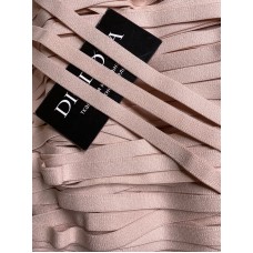 Лента отделочная эластичная 628/12 серебристый пион (168)